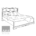 Letto Villa laccato F-62/ZGL