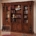 Libreria intagliata 4 porte